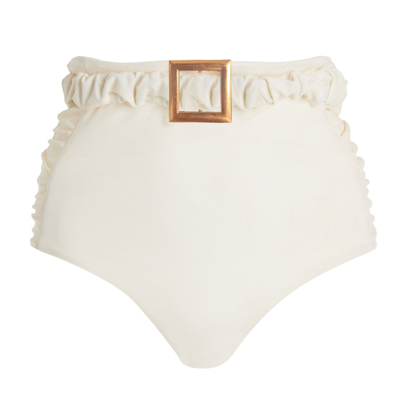 White Orchid High-waisted Bikini Bottom